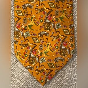 Salvatore Ferragamo Safari Animal Tie Silk